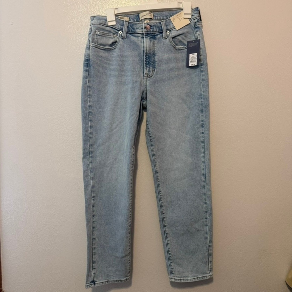 Universal Thread Women 80s Slim Mid Rise Jeans Light Wash Blue 10R NWT